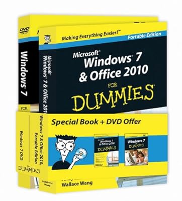 Windows 7 &amp; Office 2010 For Dummies - Portable Edition + Windows 7 For Dummies DVD - Book + DVD Bundle