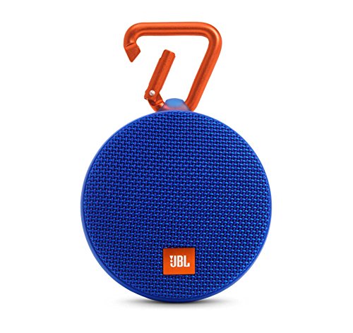 JBL Clip 2 Waterproof Portable Bluetooth Speaker (Blue)