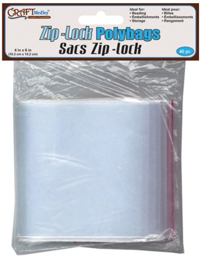 

Ziplock Polybags 4"X6" 30/Pkg