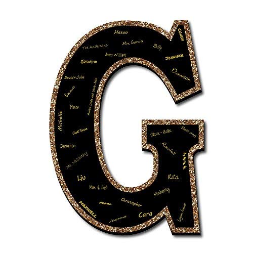 Algopix Similar Product 2 - Big Dot of Happiness Signature Letter G