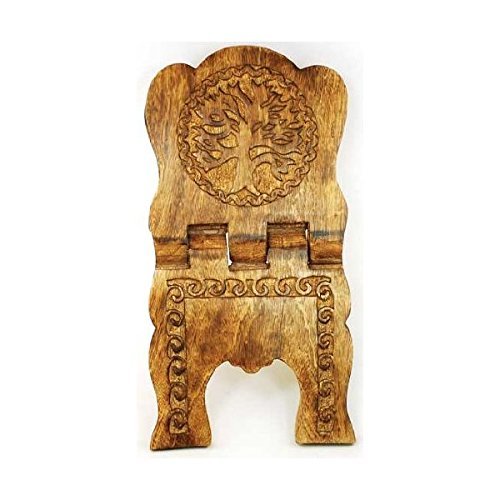 Algopix Similar Product 6 - Large Tree of Life Wooden Book Holder