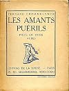 Les Amants puérils - pièce en trois actes