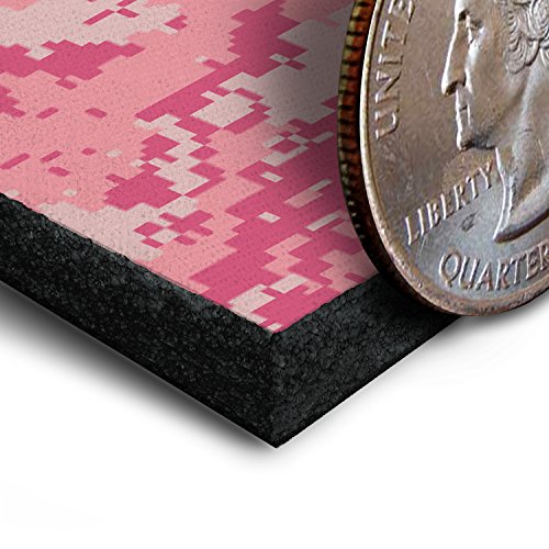 

Coverking Front 50/50 Manual Bucket Custom Fit Seat Cover for Select Nissan Frontier Models - Neosupreme (Digital Pink Camo with Black Sides)