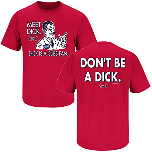 St. Louis Cardinals Fans. Don't Be a Dick Red T-Shirt (S-3X)