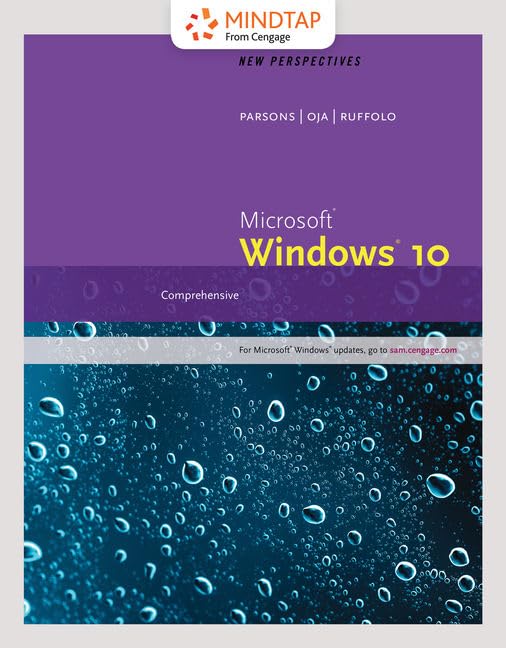 Bundle: New Perspectives Microsoft Windows 10: Comprehensive, Loose-Leaf Version + MindTap Computing, 1 term (6 months) Printed Access Card by Lisa Ruffolo