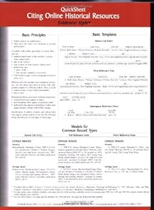 Quicksheet Citing Online Historical Resources