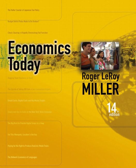 Economics Today plus MyEconLab plus eBook 2-semester Student Access Kit (14th Edition) by Roger LeRoy Miller