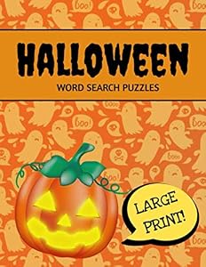 Halloween Word Search: Large Print Halloween Word Search Book, Halloween Word Search For Adults by Plausible Bird Publishing