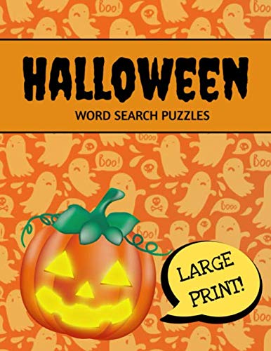 Halloween Word Search: Large Print Halloween Word Search Book, Halloween Word Search For Adults by Plausible Bird Publishing
