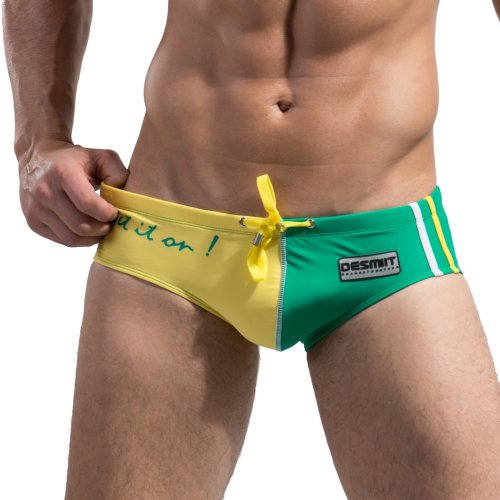 

Free Fisher Men's Low Rise Swim Briefs Front Tie