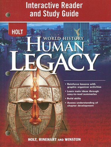 Holt World History: Human Legacy by RINEHART AND WINSTON HOLT