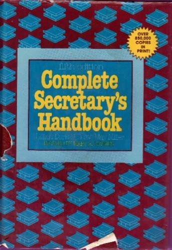 Complete Secretary's Handbook / Lillian by Mary A. de Vries