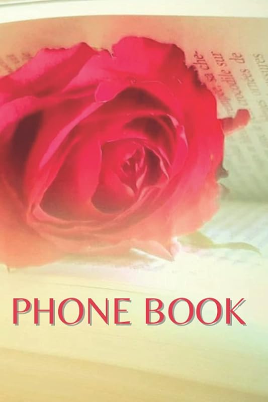 Phone Book: PHB-69-EN-004 - Telephone Book with Alphabet index (names and numbers : Phone/Mobile) by Eleumedia Phonebook