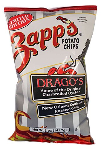 Zapp's Limited Edition Drago's Roasted Garlic Kettle Style Chips 5 oz