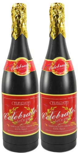 Algopix Similar Product 10 - Champagne Bottle Confetti Popper 18 2