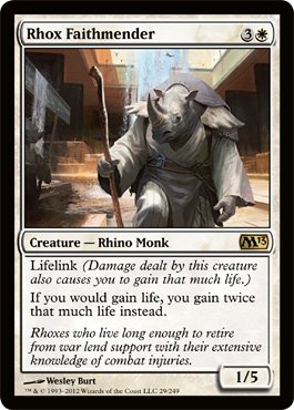 Magic: the Gathering - Rhox Faithmender (29) - Magic 2013