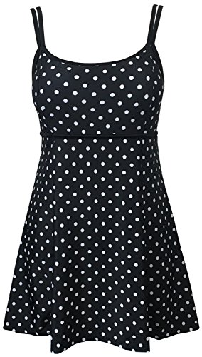 Women's One Piece Plus Size Swim Dress Cover Up Swimsuit Tankini Bathing Suit