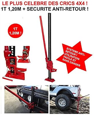 LCM2014 LE PLUS CELEBRE CRIC DU MONDE ! AVEC SECURITE ANTI-PINCEMENT ! CRIC JACK-FARM "HI LIFT" 1,05 T 48" 1,2M ! RAID PREPARATION 4X4 FAUCET DONALDSON TOPSPIN SNORKEL