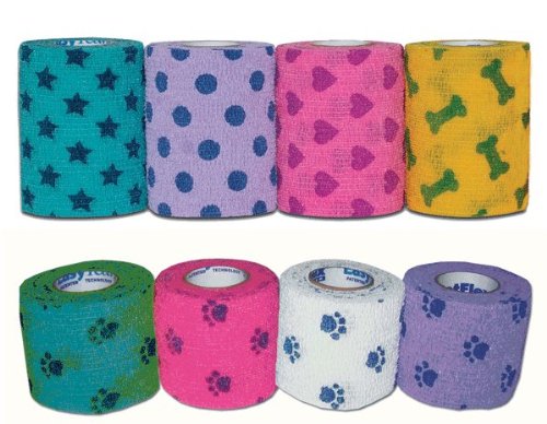Andover PetFlex Printed Cohesive Compression Tape, 3