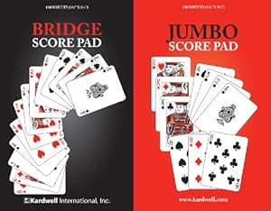 Amazon.com: Jumbo Bridge Score Pads: Kardwell International Jumbo ...