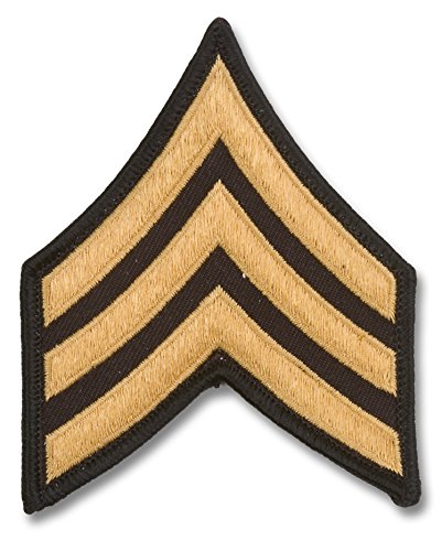 US Army Blue Chevrons, Sergeant SGT, Large E-5