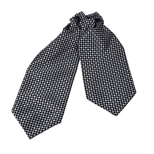 ERA7B01 Multi-colored Silk Ascot Mens Checkered Cravat Perfect Gift By Epoint