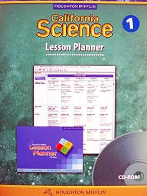 Houghton Mifflin Science California: Lesson Plnr Cd L1