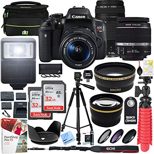 Algopix Similar Product 2 - Canon EOS Rebel T6i Digital SLR Camera