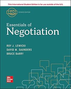 ISE Essentials of Negotiation by Roy J. Lewicki