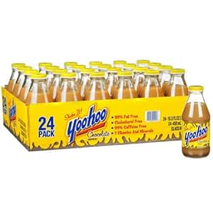 Amazon.com : Yoo-hoo Chocolate Drink, 15.5 Oz. Glass Bottles / 24 PK ...