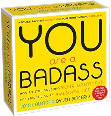 You Are a Badass 2018 Day-to-Day Calendar