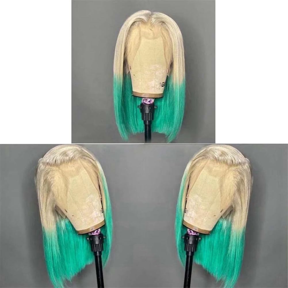 Parrucca Bob Rosa Ombre Parrucche Frontali in Pizzo per Capelli Umani 13X4 Parrucche Bob Lisce Hd Parrucca Blu Viola per Capelli Umani Grigio9 A Rosa 16 Pollici#360 Parrucca Frontale 180_voghion.com