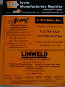Iowa Manufacturers Register 2007