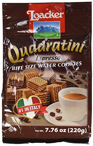Loacker Quadratini Espresso Cube Wafers (220 Grams)