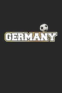 Germany: Monatsplaner, Termin-Kalender für Fussball Fans | Geschenk-Idee | A5 | 120 Seiten