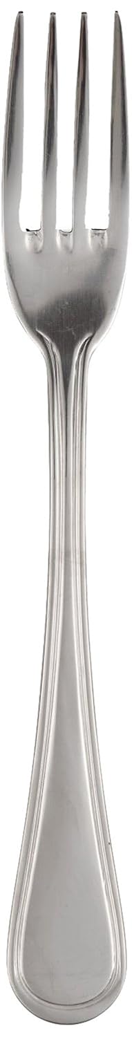 

Adcraft AV-DF 7-1/4 Inch Length, Mirror Finish, 18-8 Stainless Steel Flatware Avalon Dinner Fork (Pack of 12)