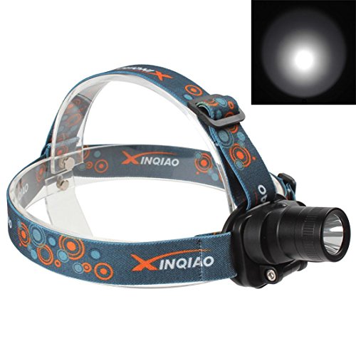 OriGlam®3 Modes 300 Lumens Q5 LED Rechargeable Headlamp with 180 Degree Rotatable Head + Charger
