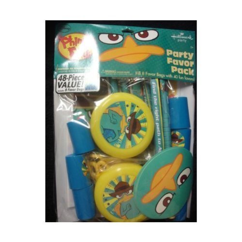 Phineas & Ferb Party Favor Pack : 48 Piece Value! by Hallmark Party