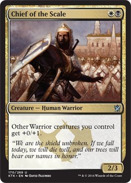 Magic: the Gathering - Chief of the Scale (170/269) - Khans of Tarkir