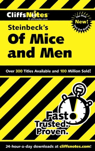 CliffsNotes on Steinbeck's Of Mice and Men (Cliffsnotes Literature Guides) by John Steinbeck