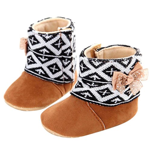 Baby Shoes,Shien(TM)Baby Toddler Infant Girl Snow Boots Soft Sole prewalker Crib Shoes (Age:12~18 Month)