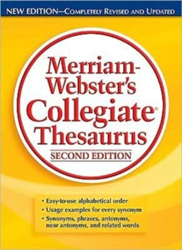 Merriam-Webster's Collegiate Thesaurus by Merriam-Webster