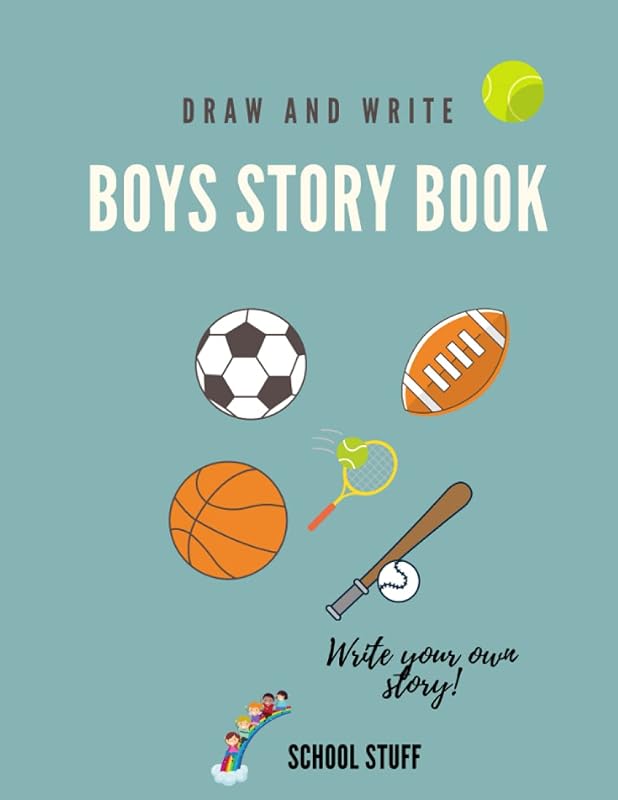 Draw and Write Boys Story Book: Write your own story for boys by Melanie Jebauer