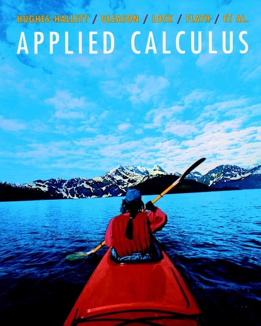 Applied Calculus by Deborah Hughes-Hallett
