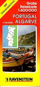 Portugal Road Map with Separate Index 1:600,000 (Ravenstein International Maps) by Ravenstein Verlag