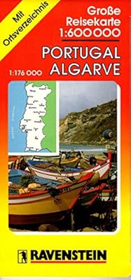 Portugal Road Map with Separate Index 1:600,000 (Ravenstein International Maps)