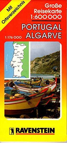 Portugal Road Map with Separate Index 1:600,000 (Ravenstein International Maps) by Ravenstein Verlag