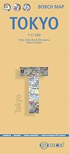 Laminated Tokyo Map by Borch (English Edition) by Borch