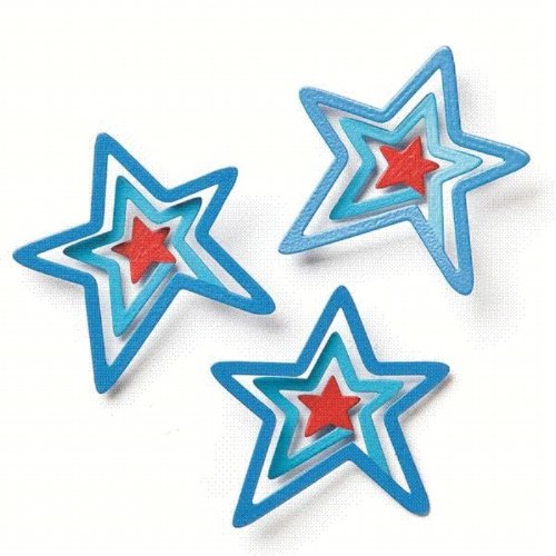 Demdaco Embellish Your Story Patriotic Star Magnets Set of 3
