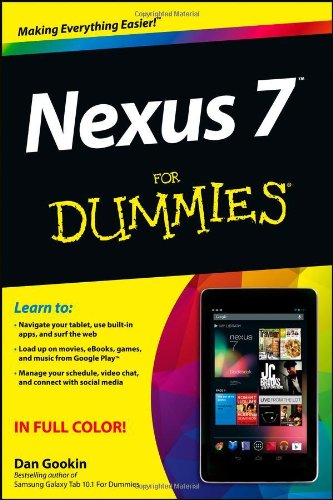 Nexus 7 For Dummies by Dan Gookin